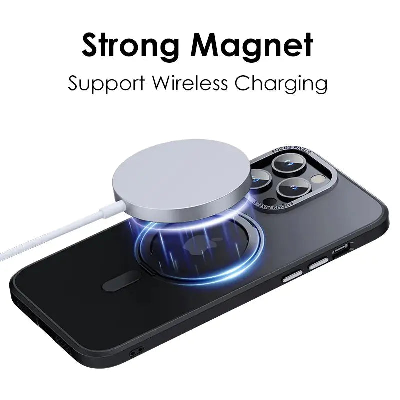 iPhone Magnetic 360 Rotation Ring Phone Case