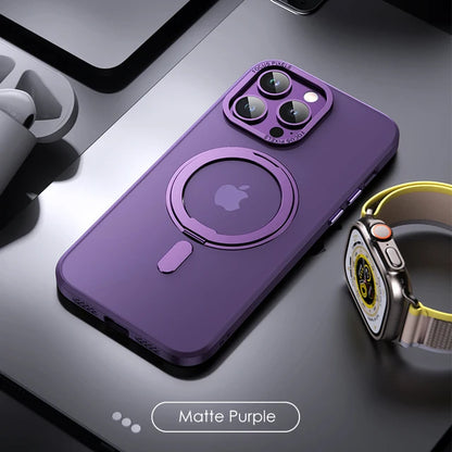 iPhone Magnetic 360 Rotation Ring Phone Case